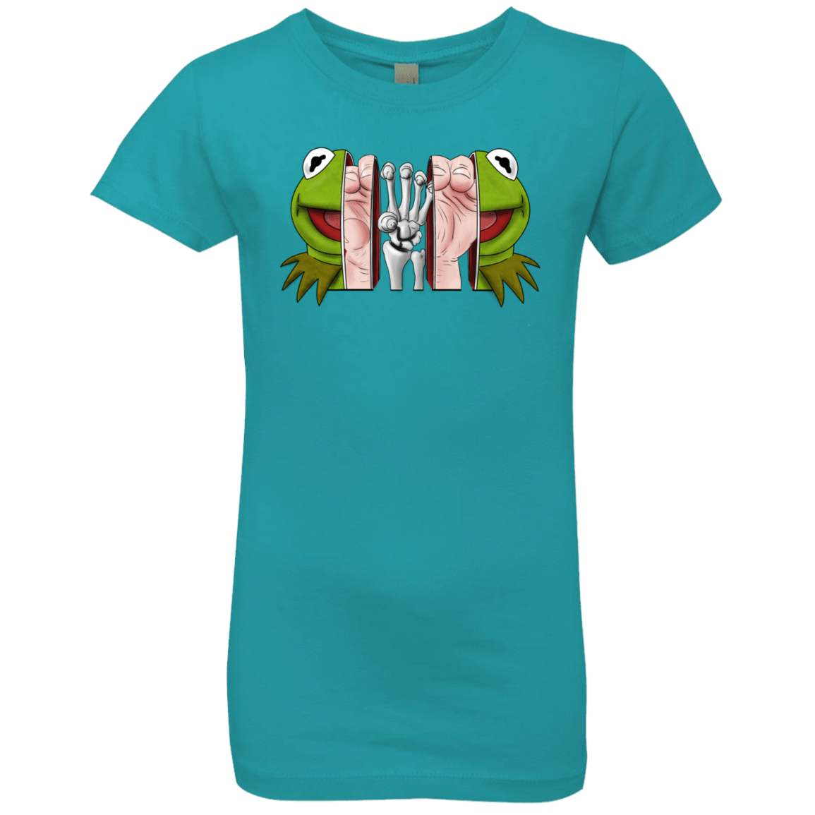 T-Shirts Tahiti Blue / YXS Inside the Frog Girls Premium T-Shirt