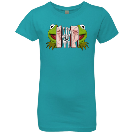 T-Shirts Tahiti Blue / YXS Inside the Frog Girls Premium T-Shirt