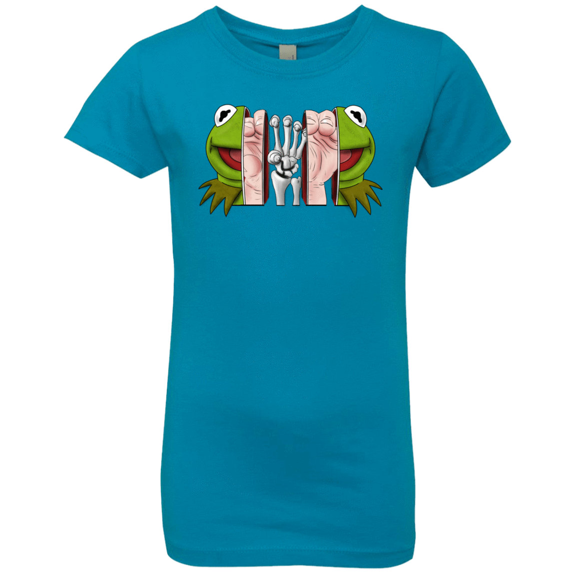 T-Shirts Turquoise / YXS Inside the Frog Girls Premium T-Shirt