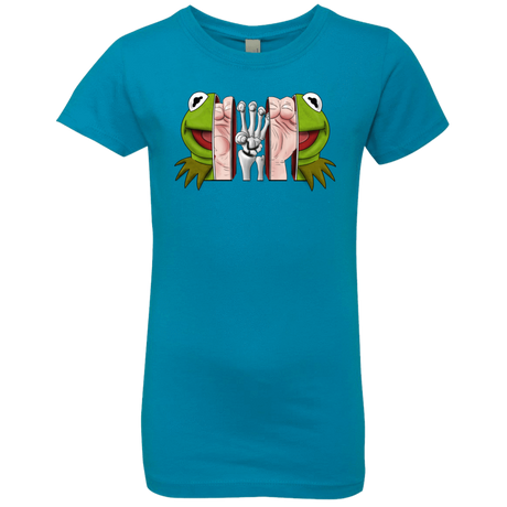 T-Shirts Turquoise / YXS Inside the Frog Girls Premium T-Shirt