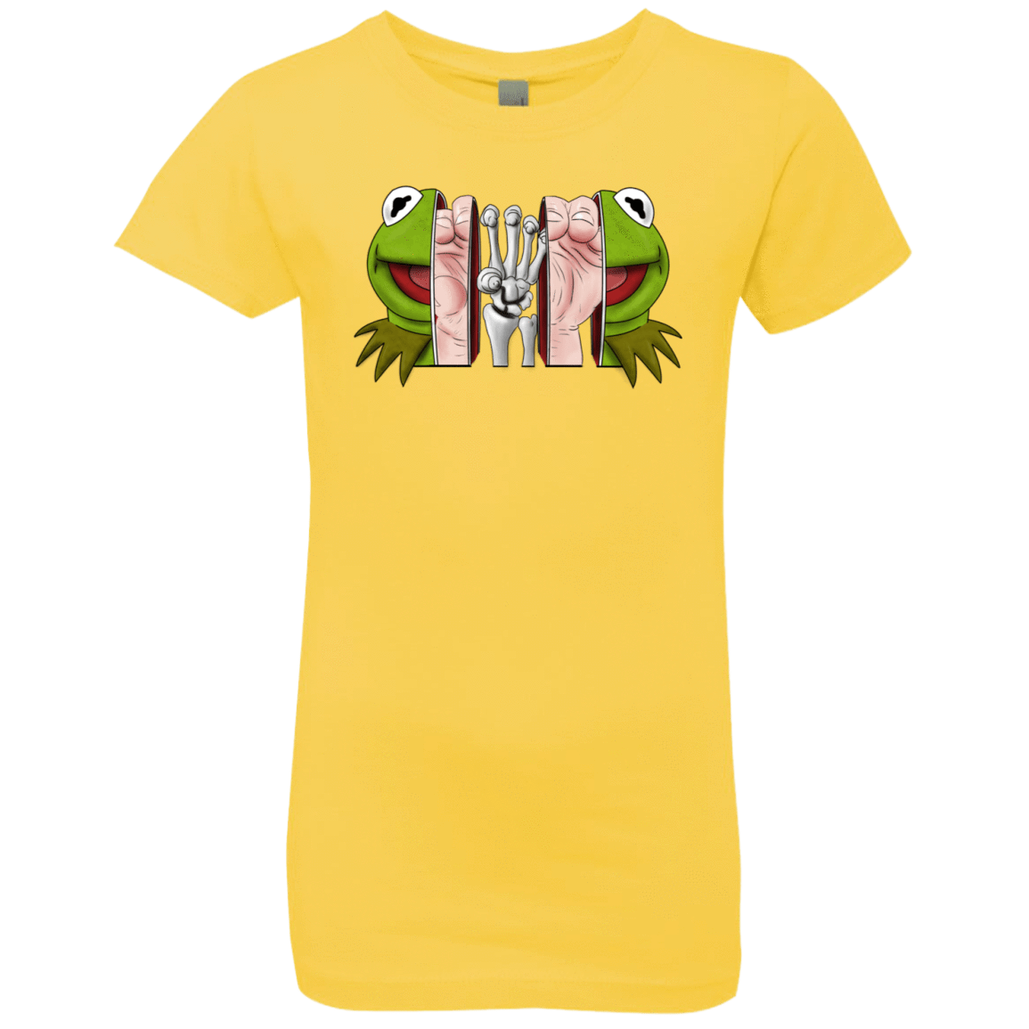 T-Shirts Vibrant Yellow / YXS Inside the Frog Girls Premium T-Shirt