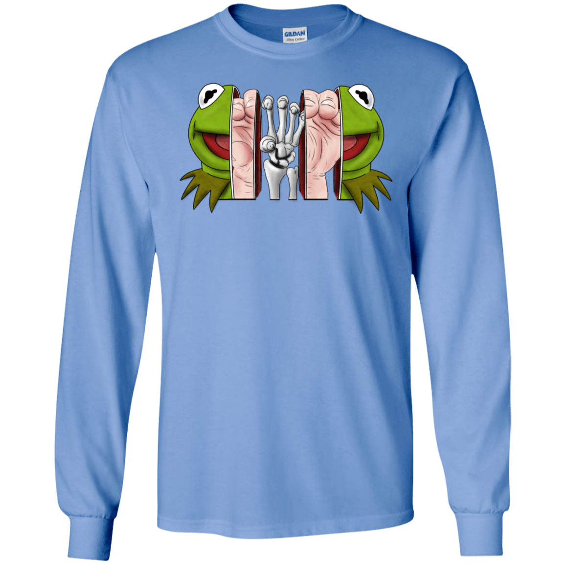 T-Shirts Carolina Blue / S Inside the Frog Men's Long Sleeve T-Shirt