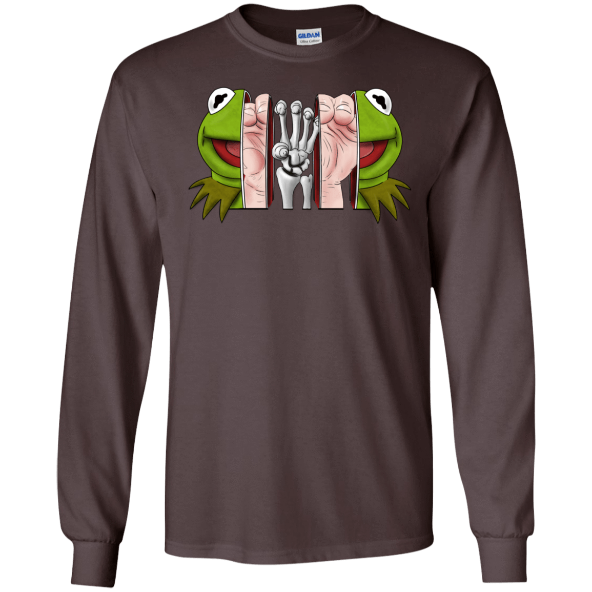 T-Shirts Dark Chocolate / S Inside the Frog Men's Long Sleeve T-Shirt