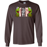 T-Shirts Dark Chocolate / S Inside the Frog Men's Long Sleeve T-Shirt