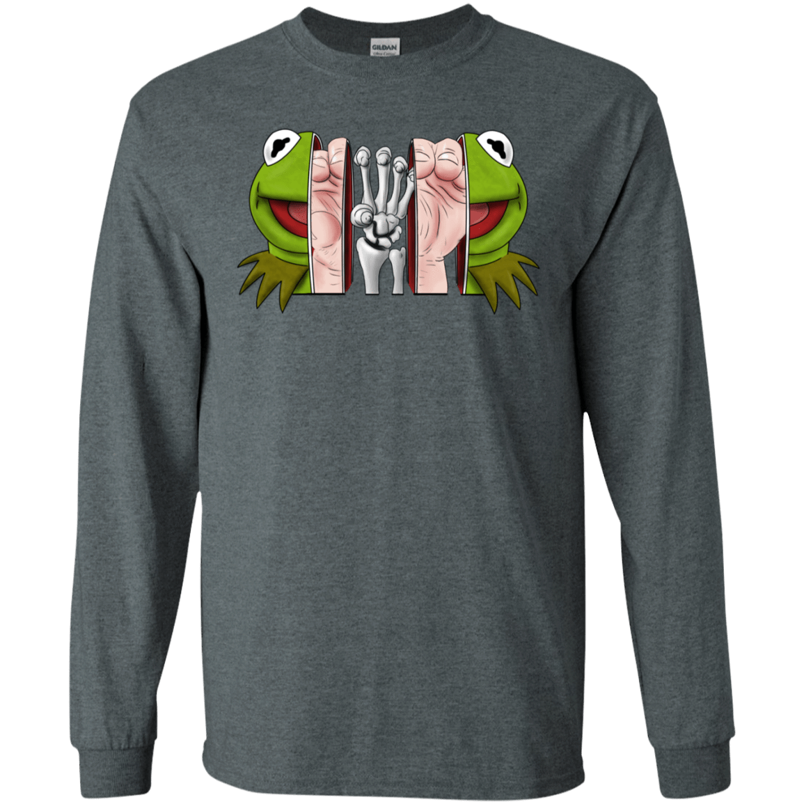 T-Shirts Dark Heather / S Inside the Frog Men's Long Sleeve T-Shirt