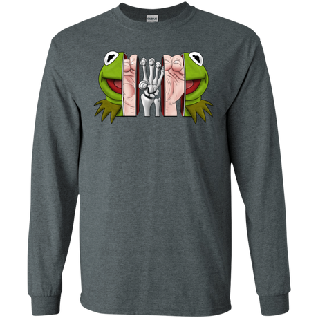 T-Shirts Dark Heather / S Inside the Frog Men's Long Sleeve T-Shirt