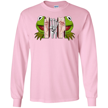 T-Shirts Light Pink / S Inside the Frog Men's Long Sleeve T-Shirt