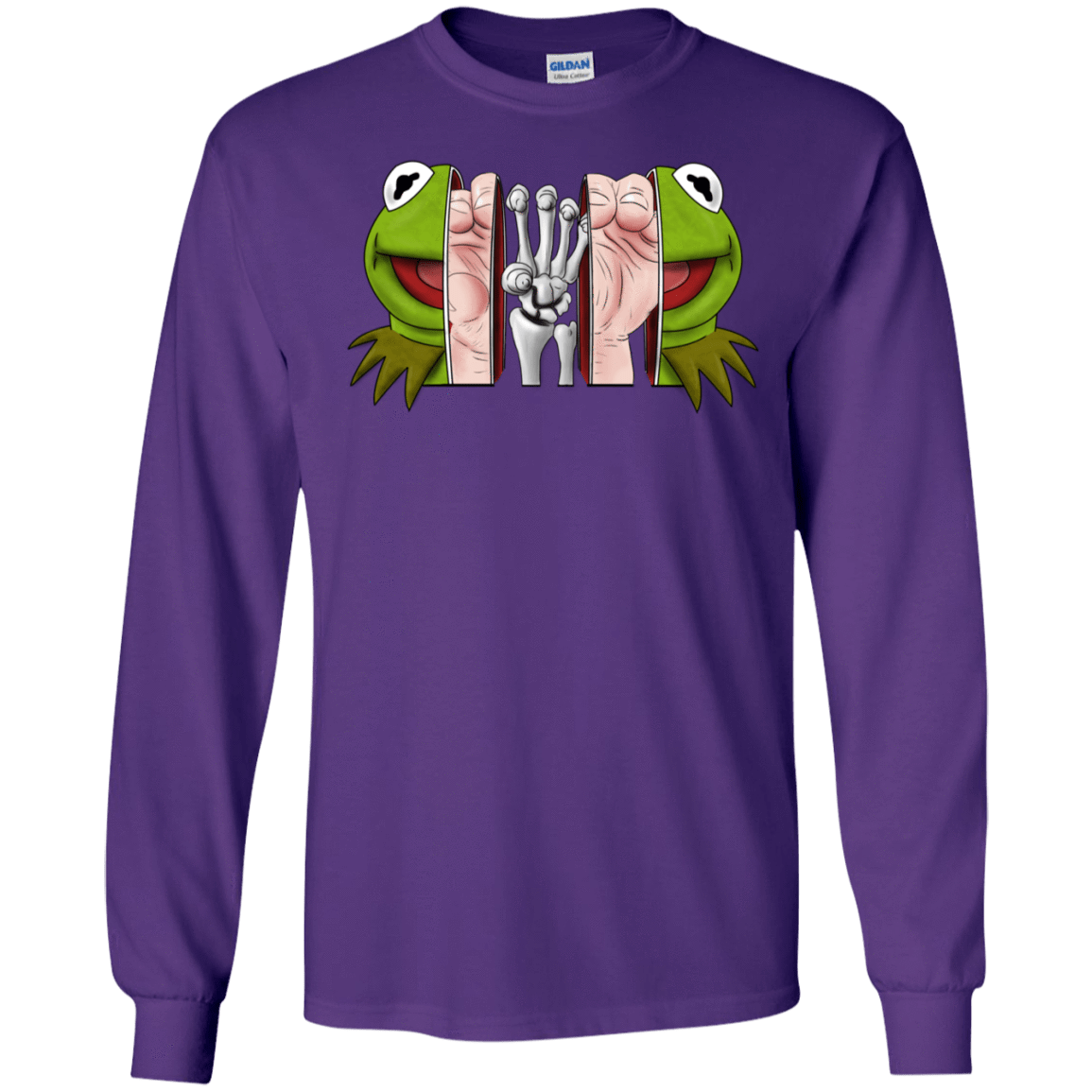 T-Shirts Purple / S Inside the Frog Men's Long Sleeve T-Shirt