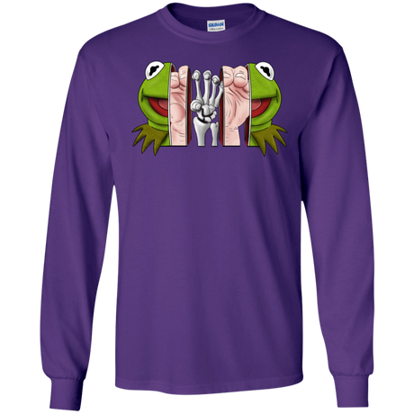 T-Shirts Purple / S Inside the Frog Men's Long Sleeve T-Shirt