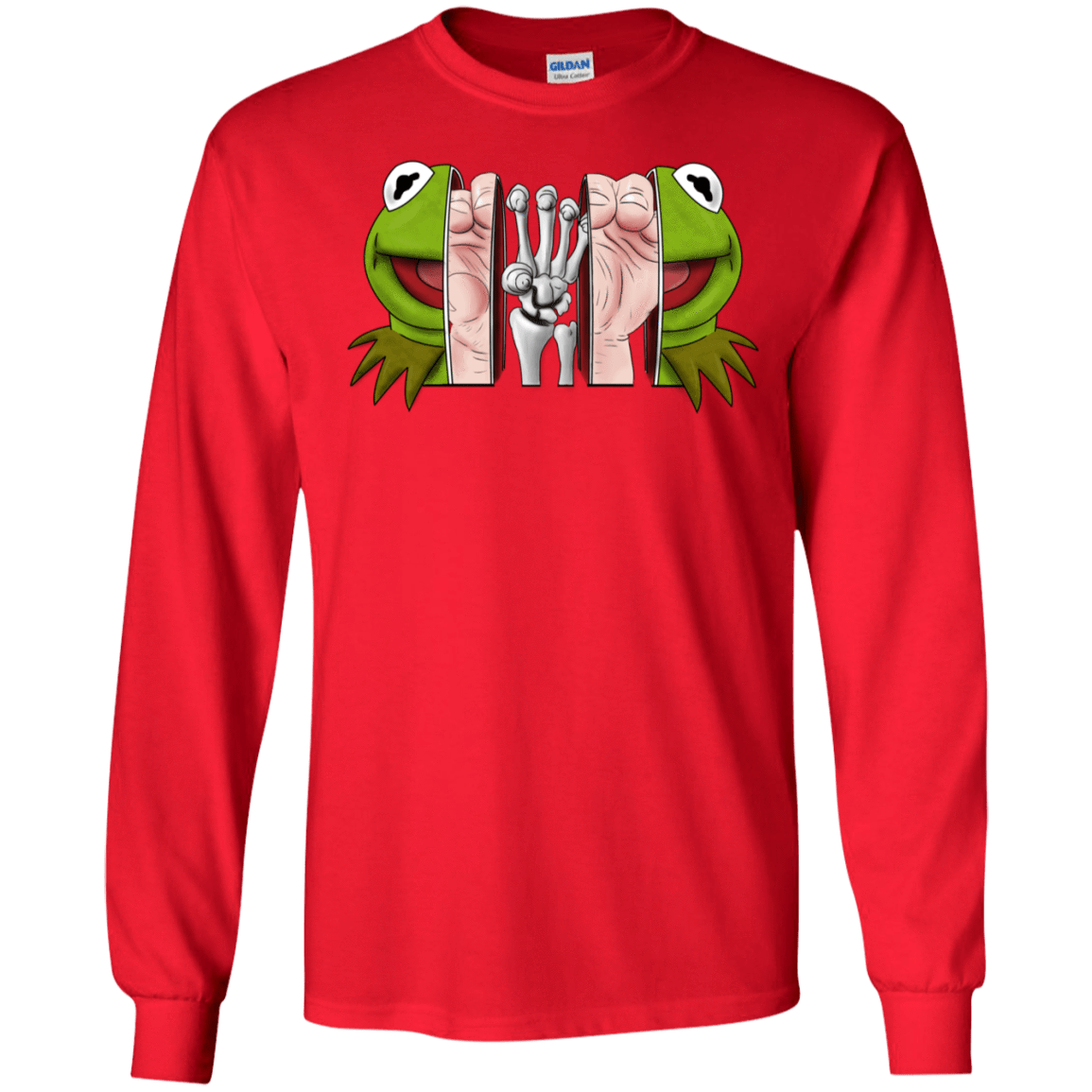 T-Shirts Red / S Inside the Frog Men's Long Sleeve T-Shirt