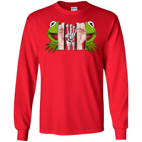 T-Shirts Red / S Inside the Frog Men's Long Sleeve T-Shirt