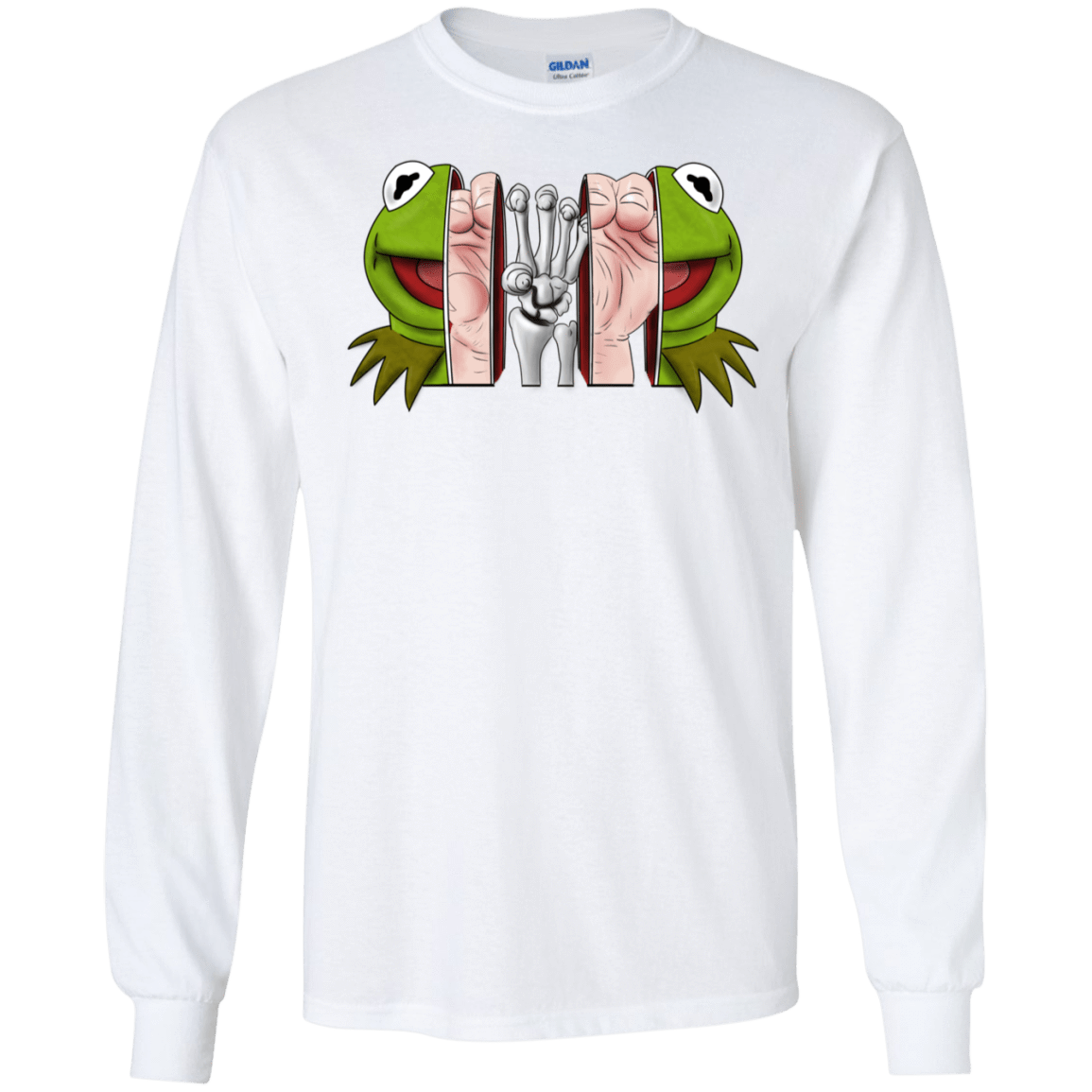 T-Shirts White / S Inside the Frog Men's Long Sleeve T-Shirt