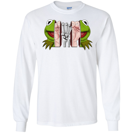 T-Shirts White / S Inside the Frog Men's Long Sleeve T-Shirt