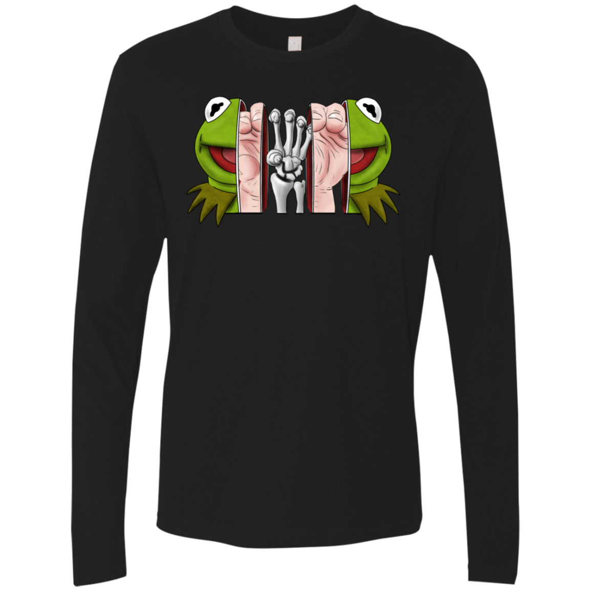 T-Shirts Black / S Inside the Frog Men's Premium Long Sleeve