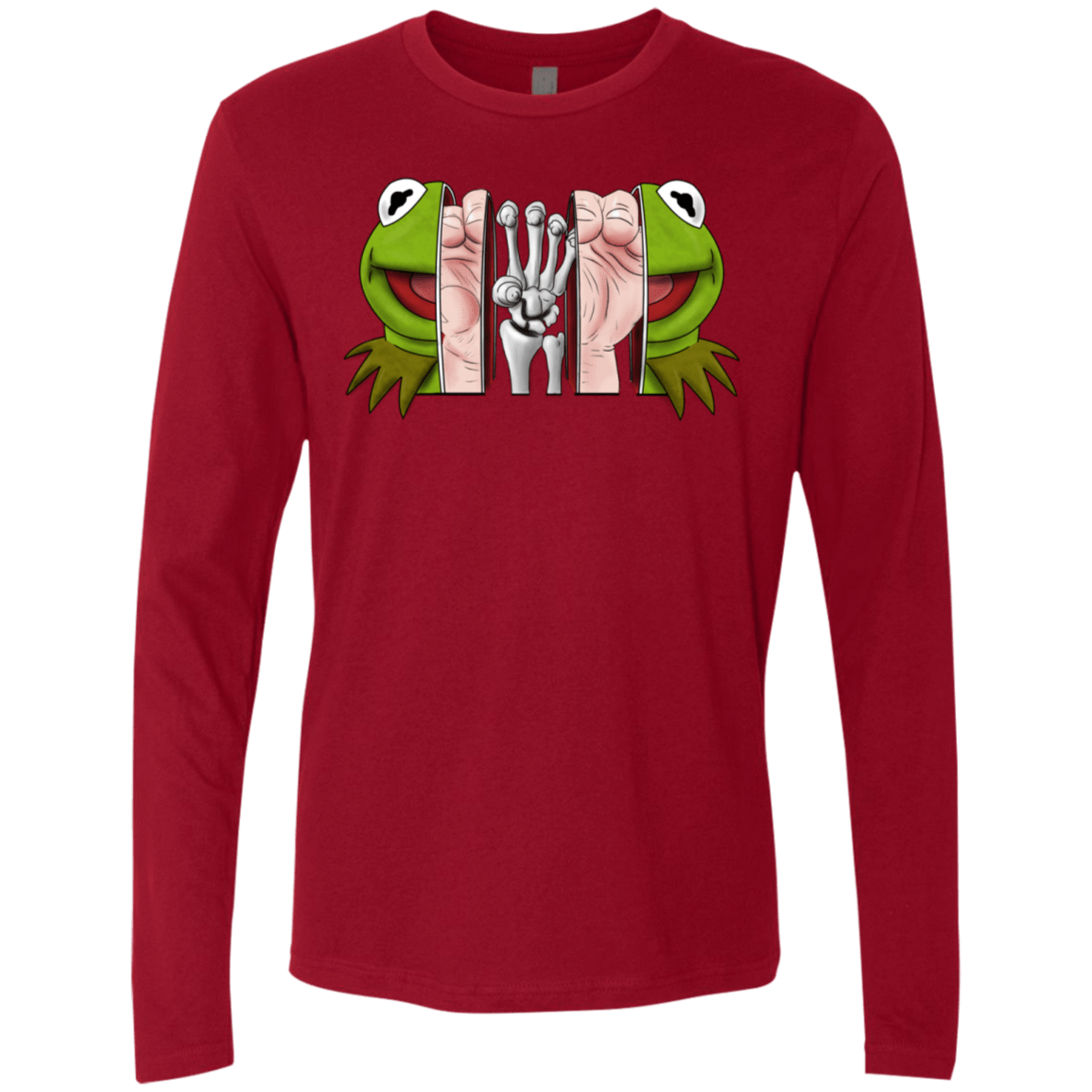 T-Shirts Cardinal / S Inside the Frog Men's Premium Long Sleeve