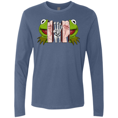 T-Shirts Indigo / S Inside the Frog Men's Premium Long Sleeve