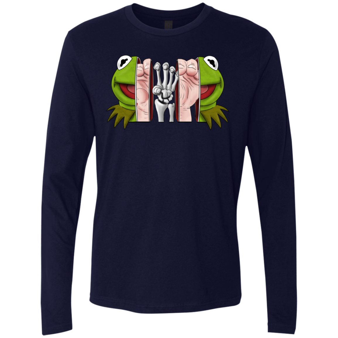 T-Shirts Midnight Navy / S Inside the Frog Men's Premium Long Sleeve