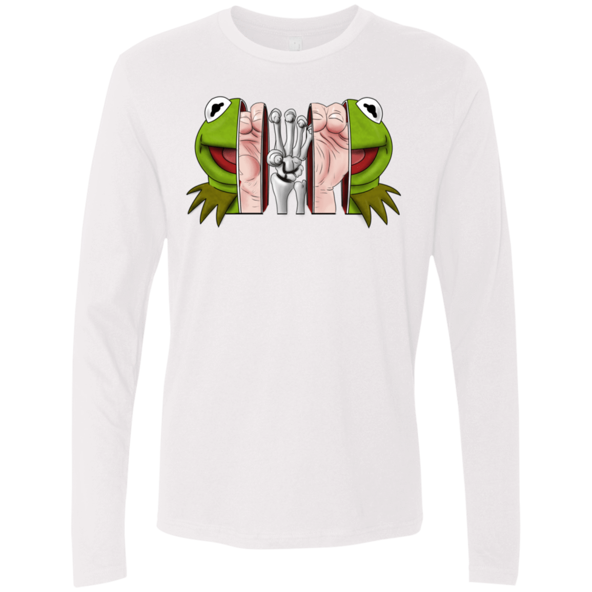 T-Shirts White / S Inside the Frog Men's Premium Long Sleeve