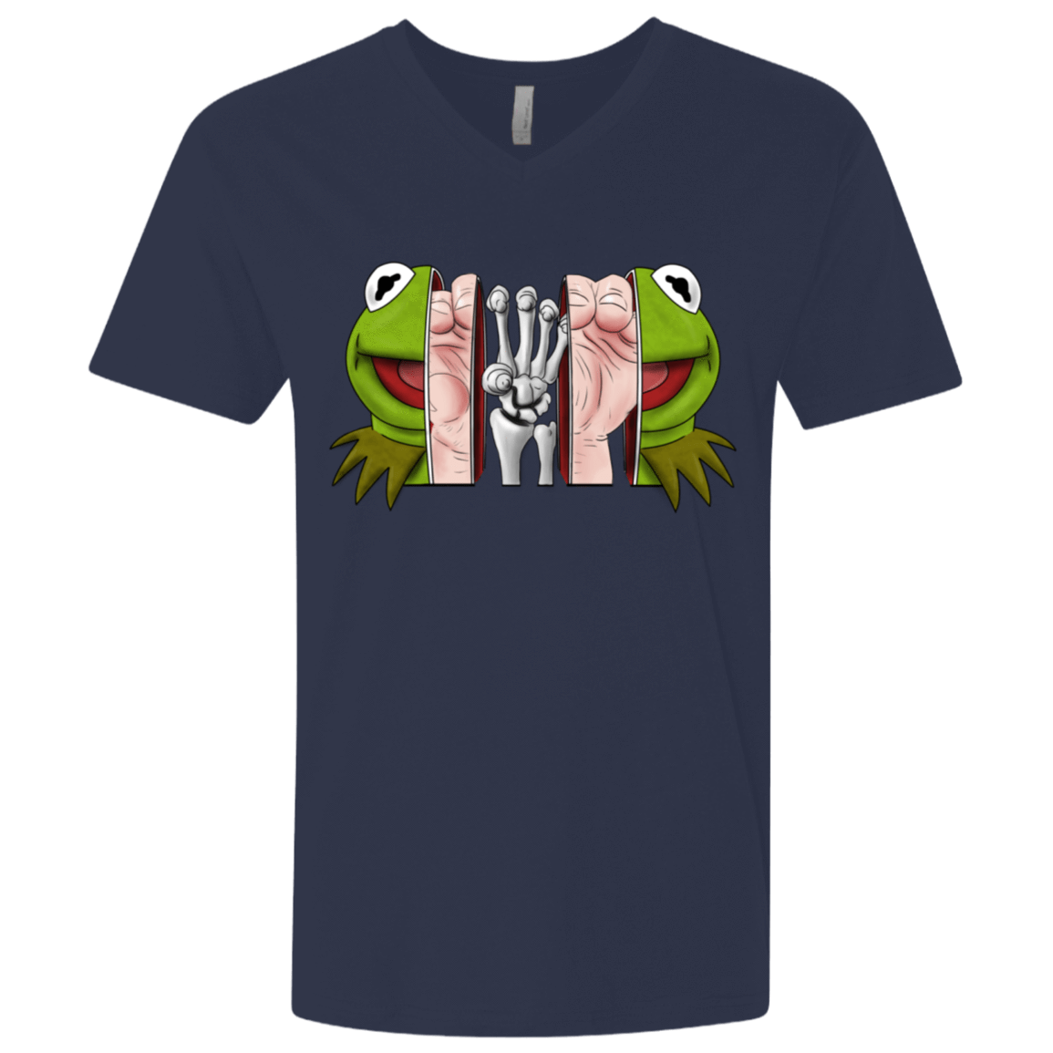 T-Shirts Midnight Navy / X-Small Inside the Frog Men's Premium V-Neck