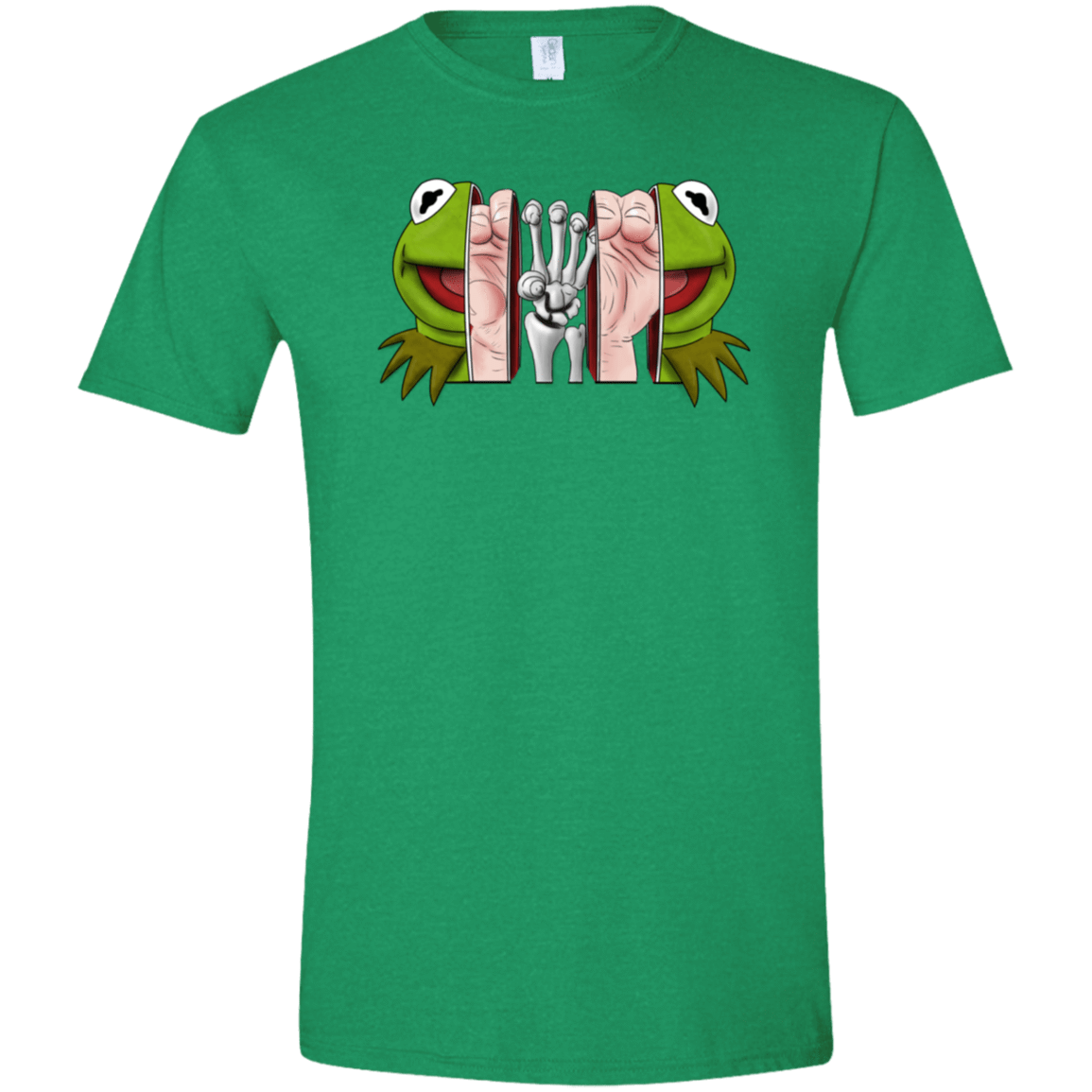 T-Shirts Heather Irish Green / S Inside the Frog Men's Semi-Fitted Softstyle
