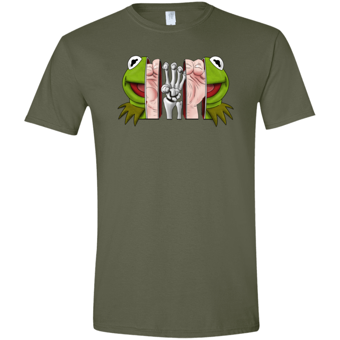 T-Shirts Military Green / S Inside the Frog Men's Semi-Fitted Softstyle