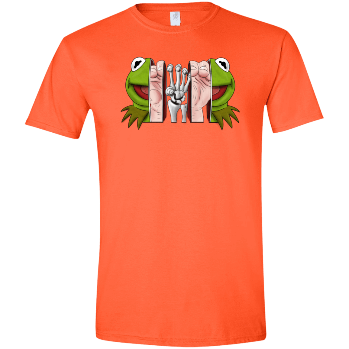 T-Shirts Orange / S Inside the Frog Men's Semi-Fitted Softstyle