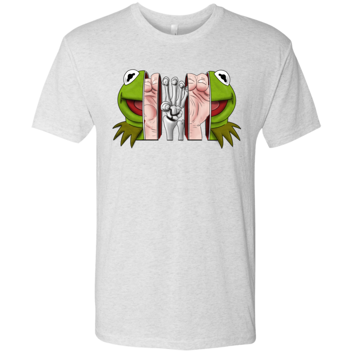 T-Shirts Heather White / S Inside the Frog Men's Triblend T-Shirt