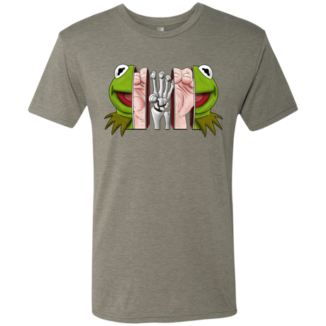 T-Shirts Venetian Grey / S Inside the Frog Men's Triblend T-Shirt