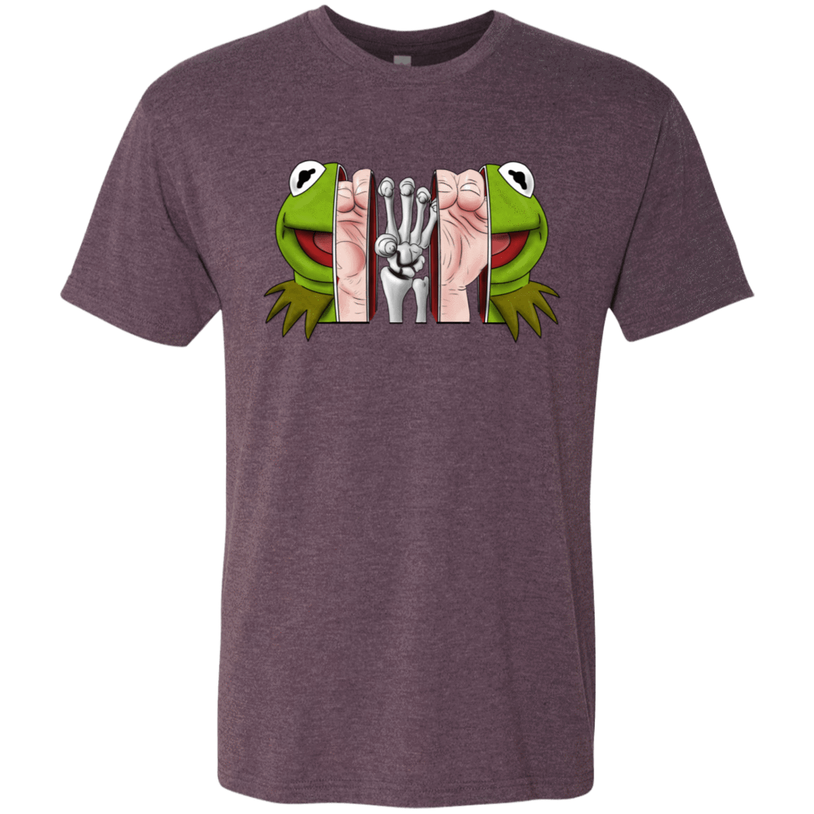 T-Shirts Vintage Purple / S Inside the Frog Men's Triblend T-Shirt