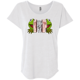 T-Shirts Heather White / X-Small Inside the Frog Triblend Dolman Sleeve