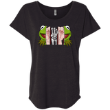 T-Shirts Vintage Black / X-Small Inside the Frog Triblend Dolman Sleeve