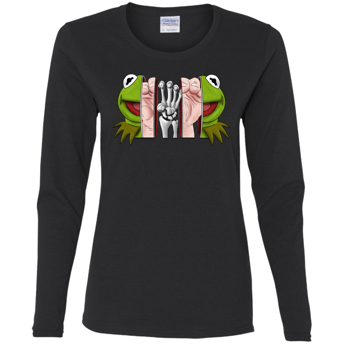 T-Shirts Black / S Inside the Frog Women's Long Sleeve T-Shirt