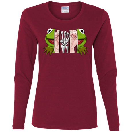 T-Shirts Cardinal / S Inside the Frog Women's Long Sleeve T-Shirt