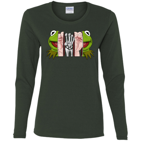 T-Shirts Forest / S Inside the Frog Women's Long Sleeve T-Shirt