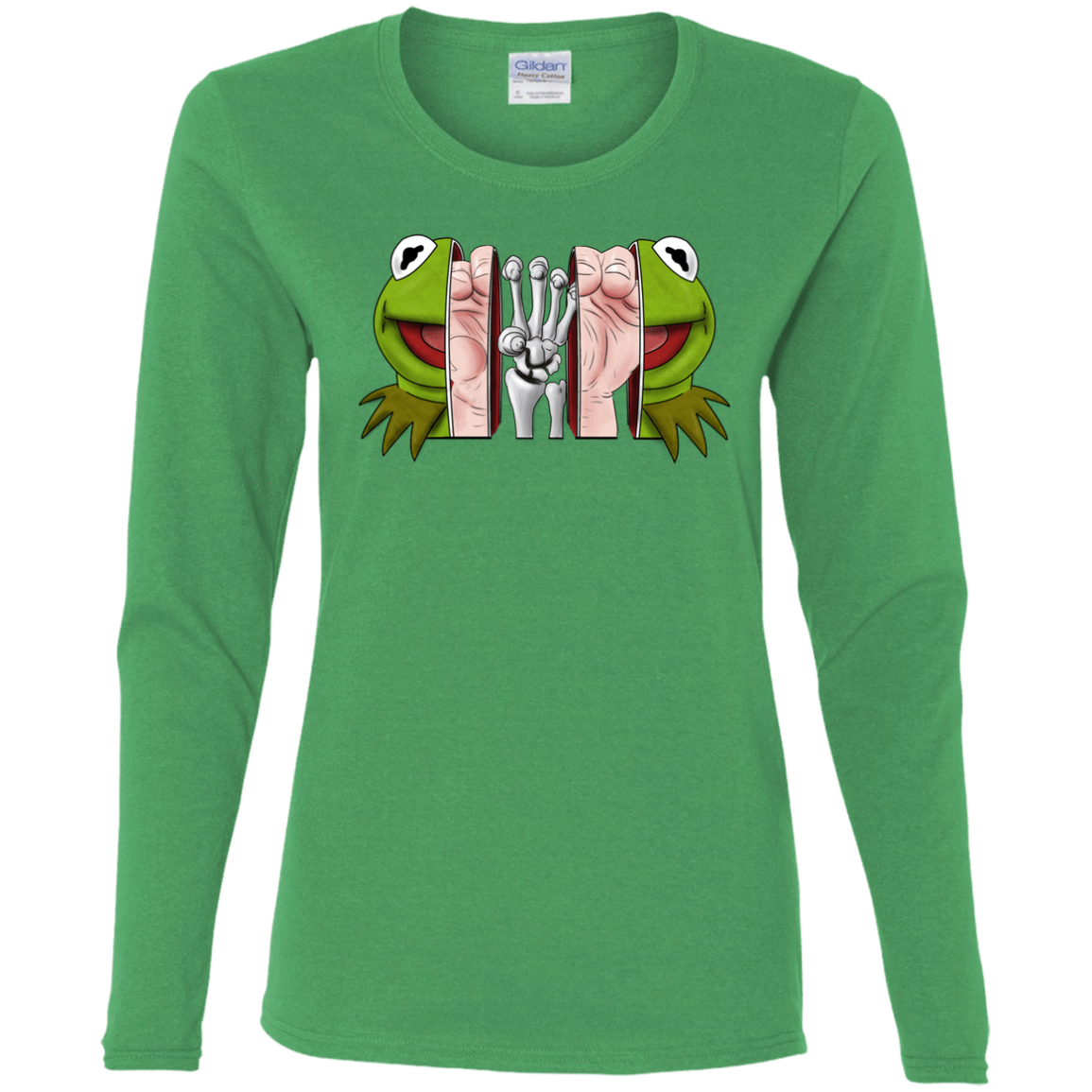 T-Shirts Irish Green / S Inside the Frog Women's Long Sleeve T-Shirt