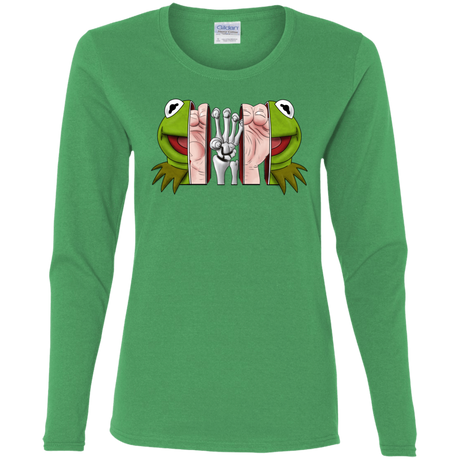 T-Shirts Irish Green / S Inside the Frog Women's Long Sleeve T-Shirt