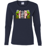 T-Shirts Navy / S Inside the Frog Women's Long Sleeve T-Shirt