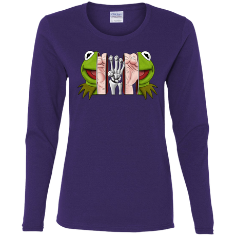 T-Shirts Purple / S Inside the Frog Women's Long Sleeve T-Shirt