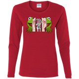 T-Shirts Red / S Inside the Frog Women's Long Sleeve T-Shirt