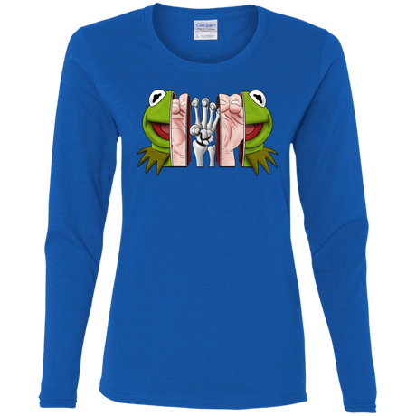 T-Shirts Royal / S Inside the Frog Women's Long Sleeve T-Shirt