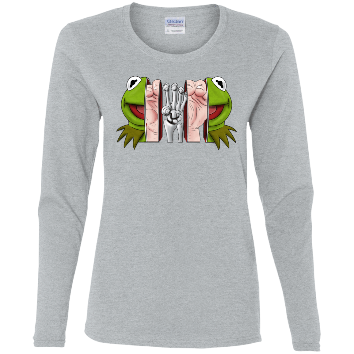 T-Shirts Sport Grey / S Inside the Frog Women's Long Sleeve T-Shirt