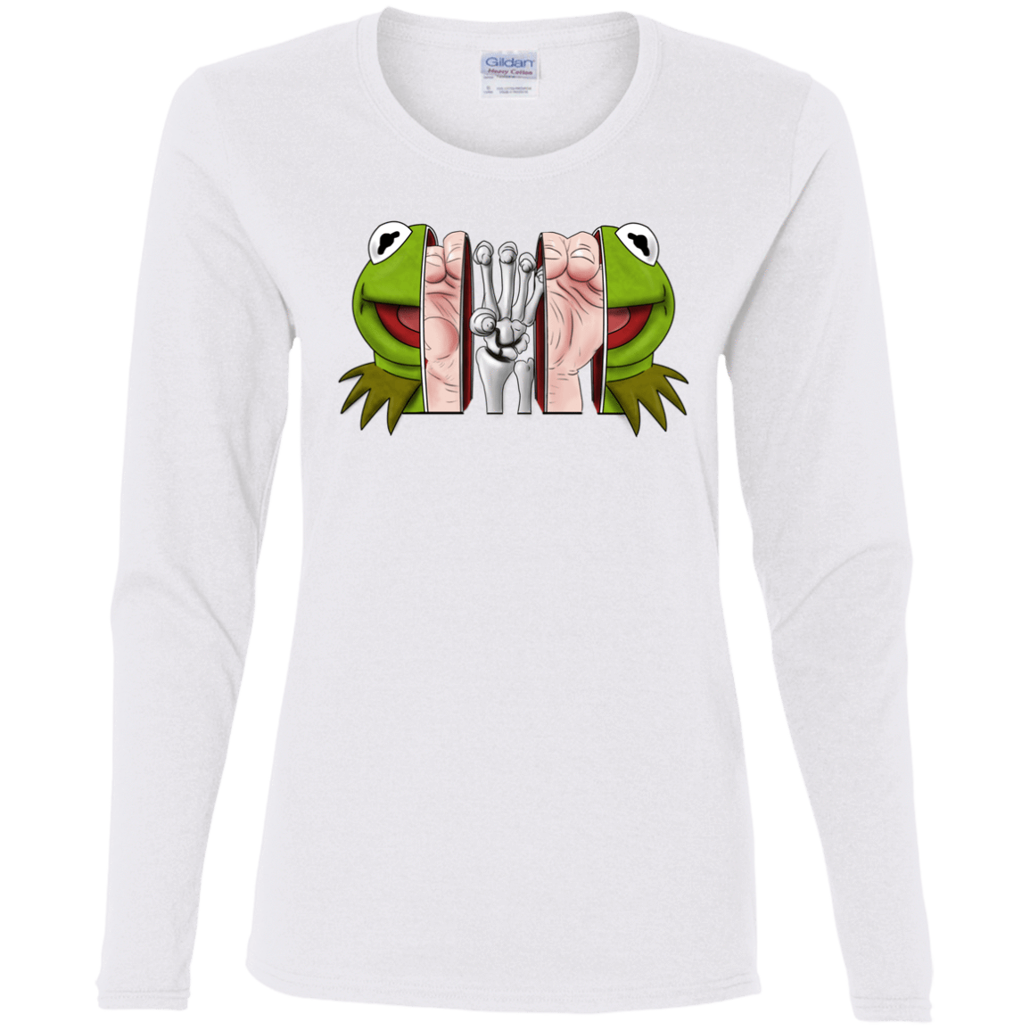 T-Shirts White / S Inside the Frog Women's Long Sleeve T-Shirt