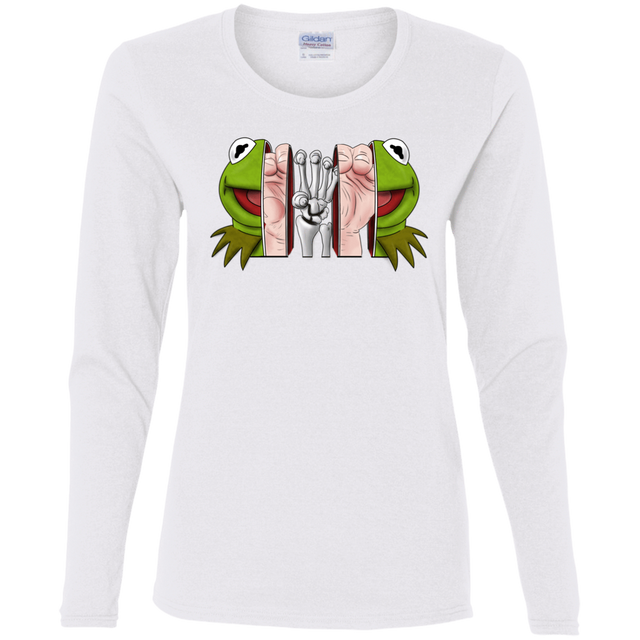 T-Shirts White / S Inside the Frog Women's Long Sleeve T-Shirt