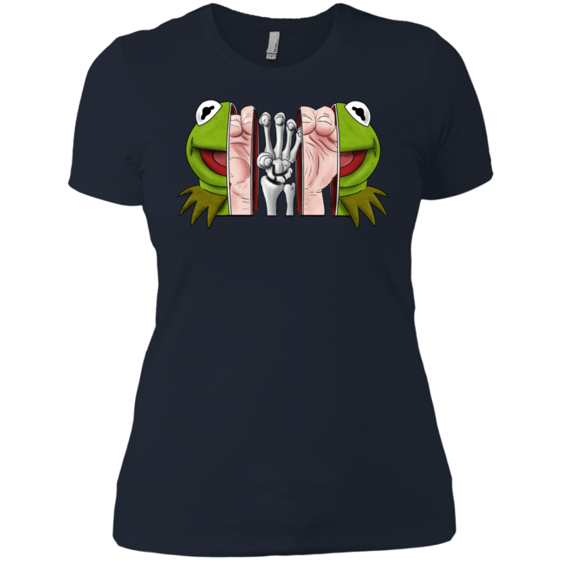T-Shirts Midnight Navy / X-Small Inside the Frog Women's Premium T-Shirt