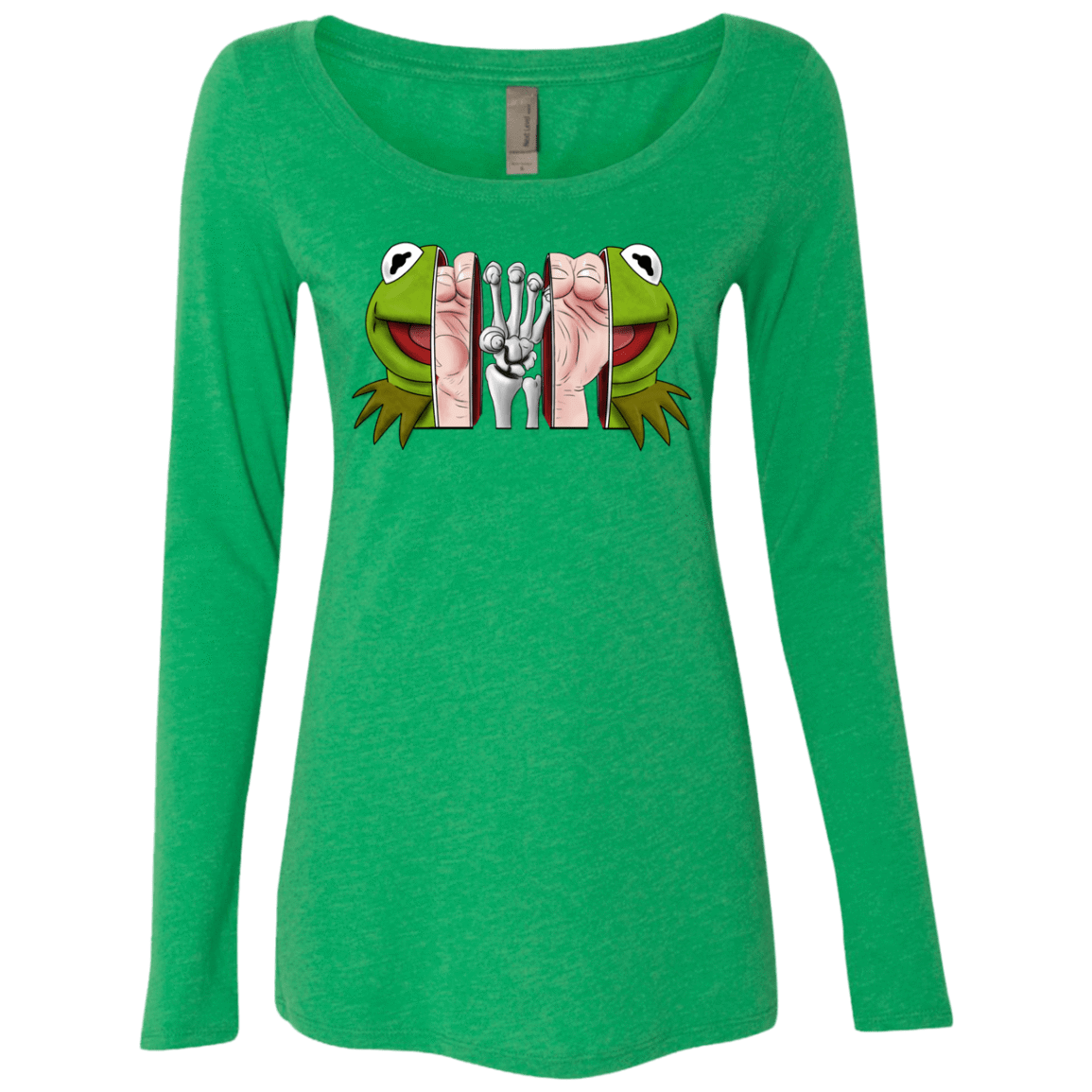 T-Shirts Envy / S Inside the Frog Women's Triblend Long Sleeve Shirt