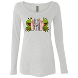 T-Shirts Heather White / S Inside the Frog Women's Triblend Long Sleeve Shirt