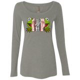 T-Shirts Venetian Grey / S Inside the Frog Women's Triblend Long Sleeve Shirt