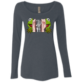 T-Shirts Vintage Navy / S Inside the Frog Women's Triblend Long Sleeve Shirt