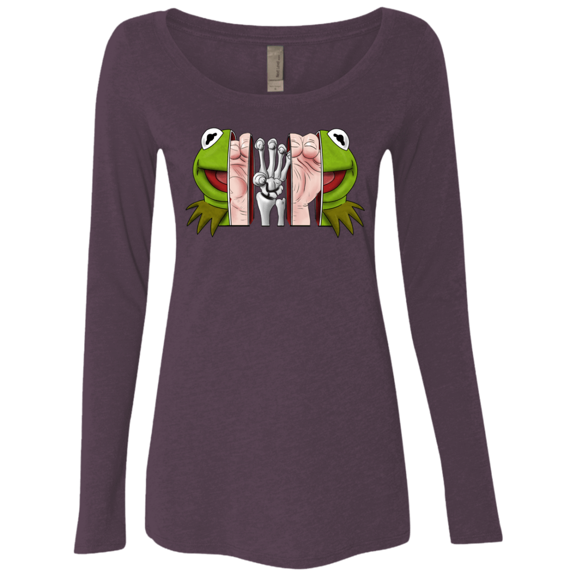 T-Shirts Vintage Purple / S Inside the Frog Women's Triblend Long Sleeve Shirt