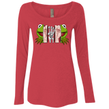 T-Shirts Vintage Red / S Inside the Frog Women's Triblend Long Sleeve Shirt